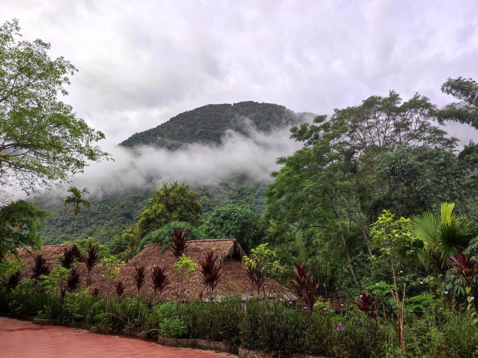 Lepont Mu Waterfall Bungalow Hòa Bình Eksteriør bilde