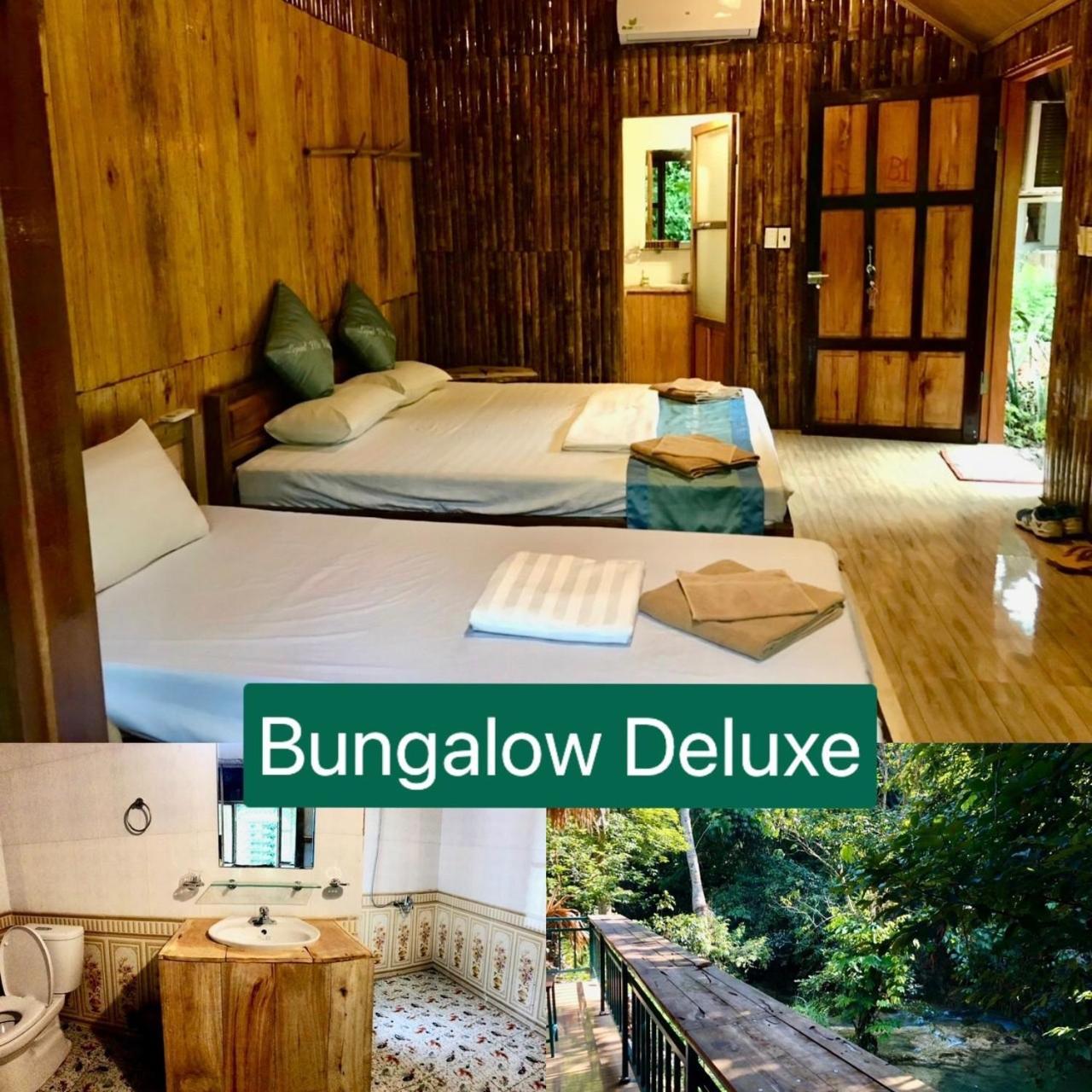 Lepont Mu Waterfall Bungalow Hòa Bình Eksteriør bilde