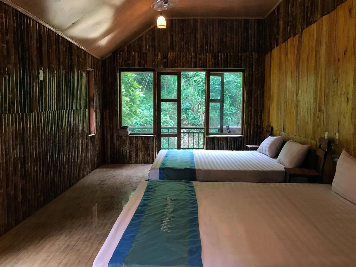 Lepont Mu Waterfall Bungalow Hòa Bình Eksteriør bilde