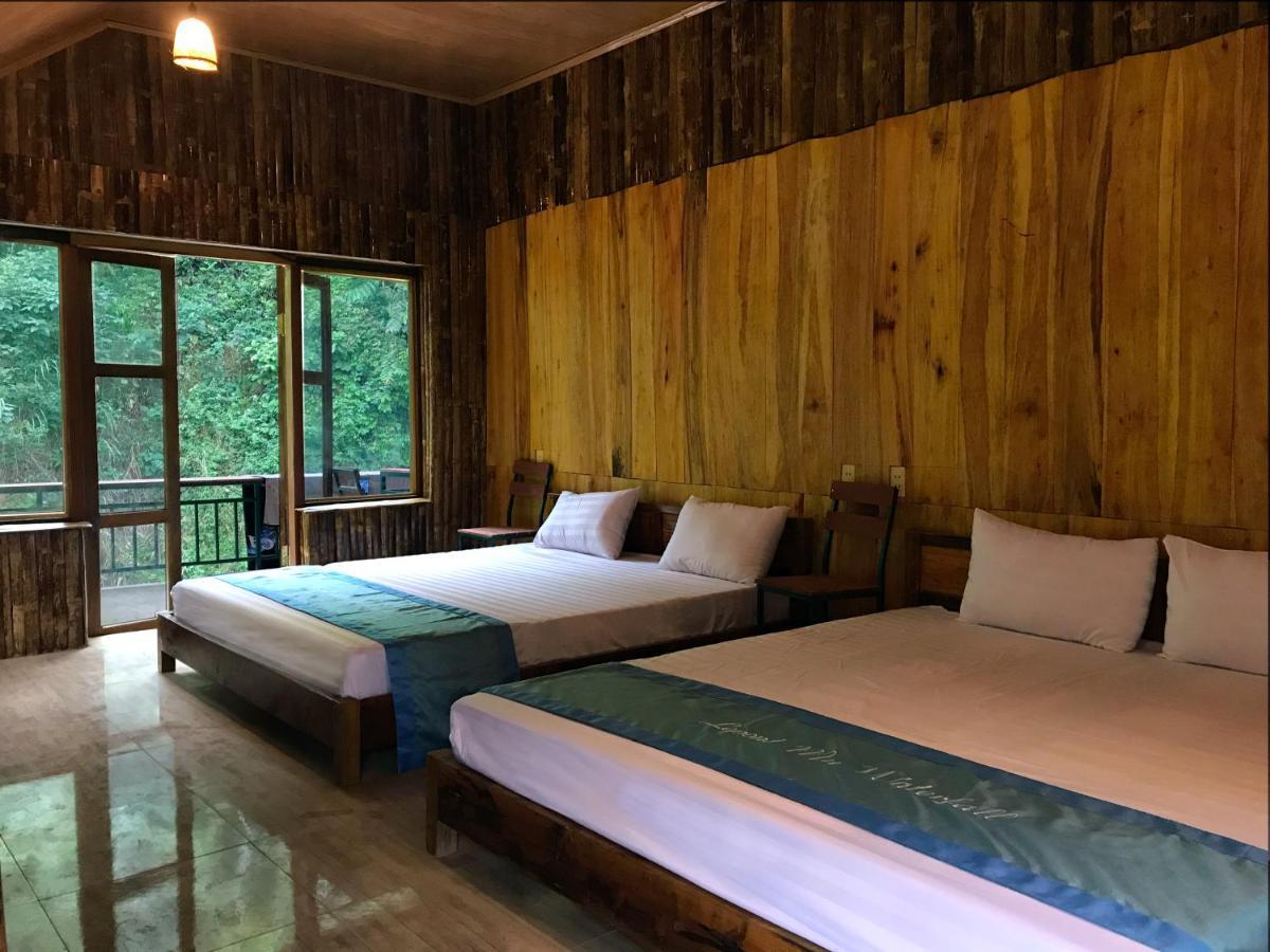 Lepont Mu Waterfall Bungalow Hòa Bình Eksteriør bilde