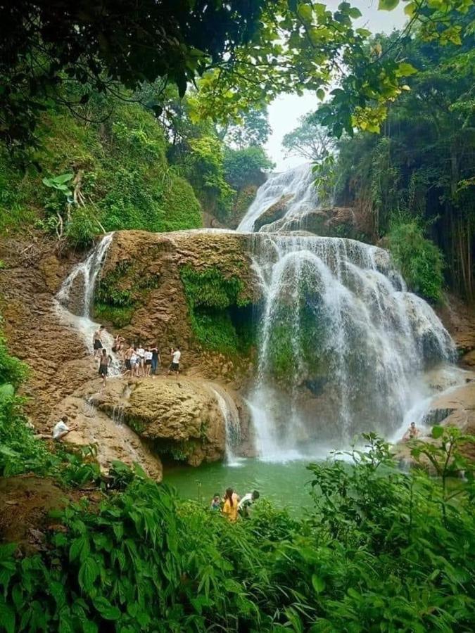 Lepont Mu Waterfall Bungalow Hòa Bình Eksteriør bilde